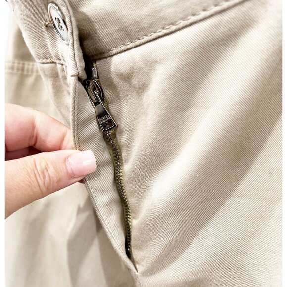 Dolce & Gabbana Capri Pants Khaki Button/Zipper Closure sz(8.5) - Picture 2 of 9